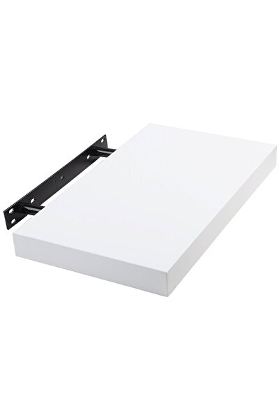 SyaMAG Polita perete cu suport fixare ascuns, 30x23.5x3.8 cm, MDF Alb