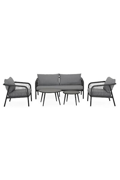 Maison Mex Set mobilier de grădină cu 2 scaune, canapea și 2 mese, TIVOLI, ne...