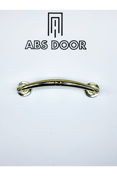 abs door ÇELİK KAPI ÇEKME KOLU GOLD PARLAK STANDART MODEL 31 CM