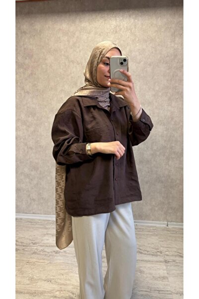 JESSE STORY ΓΥΝΑΙΚΕΙΟ ΠΟΥΚΑΜΙΣΟ OVERSIZE MODAL 75 CM