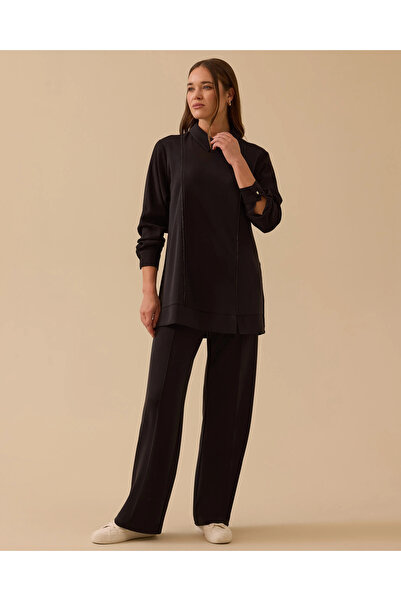 SCL Суитшърт с яка тип риза