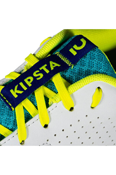 Decathlon Çocuk Voleybol Ayakkabısı - Beyaz / Mavi / Yeşil - Vs100 Confort