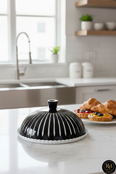 Kristal Market Χειροποίητο Κρυστάλλινο Διακοσμητικό Μπολ Παρουσίασης Κέικ