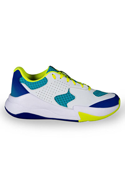 Decathlon ALLSIX Çocuk Voleybol Ayakkabısı - Beyaz / Mavi / Yeşil - VS100 Confort