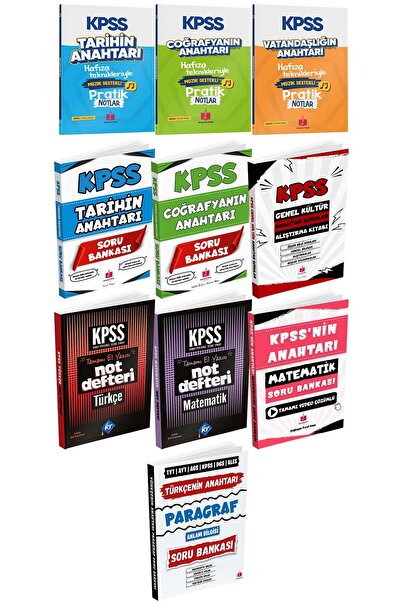 Anahtar Kitap 2026 Kpss'nin Anahtarı Genel Yetenek Genel Kültür Pratik Notlar...