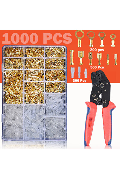 Choice 1000PCS SN-48B Male Female Wire Box Insulated Cable Macho Connector 2....