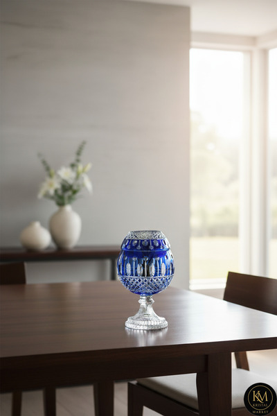 Kristal Market Ручна робота Кришталевий виріз Великий декоративний серветник на ніжках