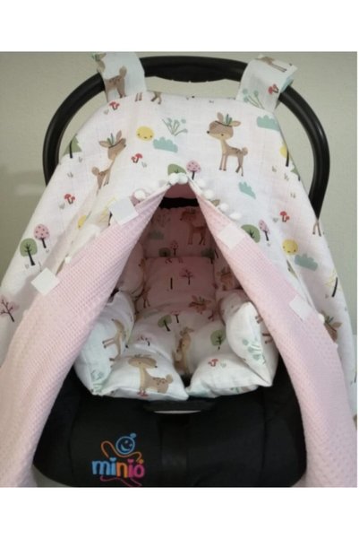 deva design 100% Cotton Organic Muslin Double Layer Stroller Set