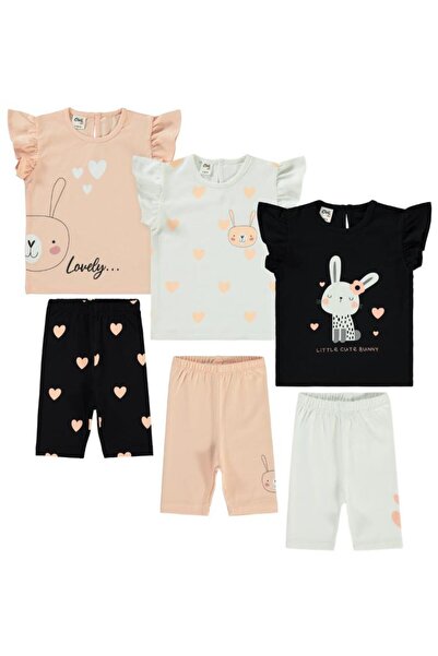 Civil Baby Kız Bebek 3'lü Takım 6-18 Ay