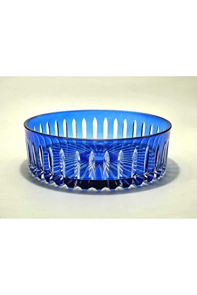 Kristal Market 25cm Crystal Cut Decor Fruit Bowl Tableware Bowl