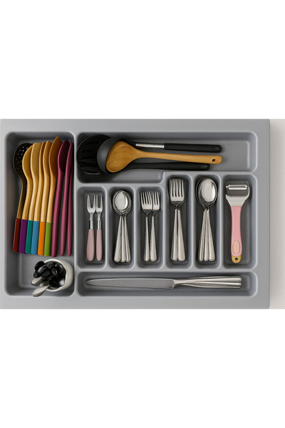 GörSeç Οργανωτής ντουλάπας Συρταριέρα οργάνωσης 62x49 εκ. Θήκη για κουτάλια κ...