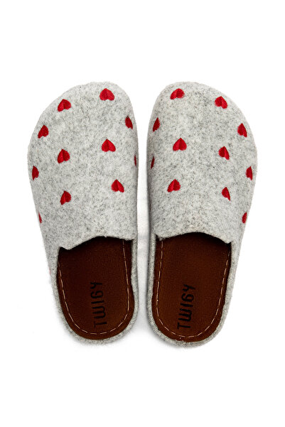 Twigy Γκρι γυναικείες παντόφλες σπιτιών Eros - Μέγεθος 36/40