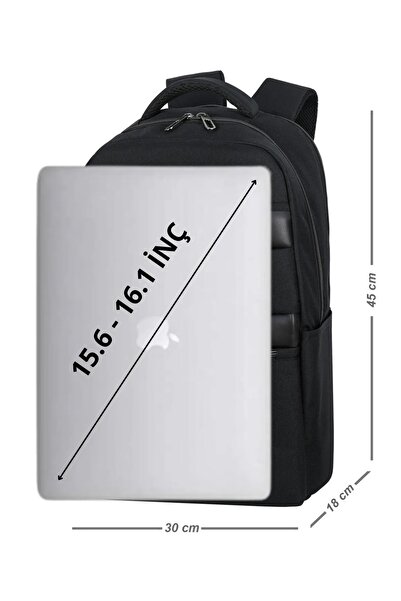 ATHLETIC Premium Backpack - Θήκη Laptop, Μαύρο, 15,6-16" Inc LFR20605