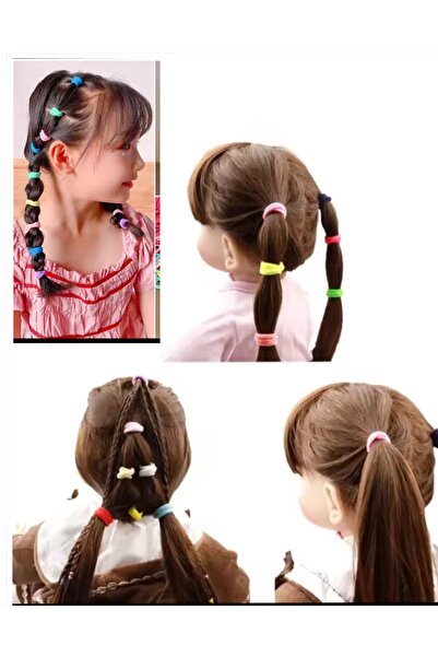 NEW HİLL 100 Pieces Mini Fabric Elastic Buckle in a Box