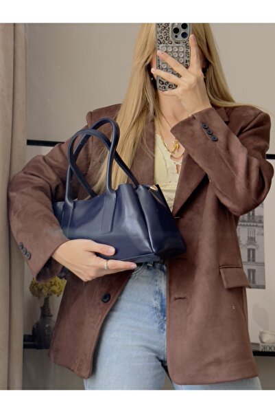 NBİBAGS Monika Kadın Omuz Çantası Lacivert