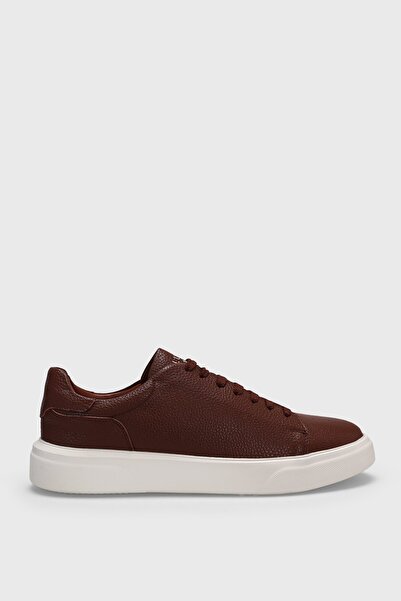Lufian Tommy Erkek Deri Sneaker Ayakkabı Siyah