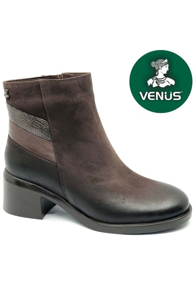 Venüs Brumalis Γνήσιο Δερμάτινο Αντιολισθητικό Σόλα Ορθοπεδικές Γυναικείες Μπ...