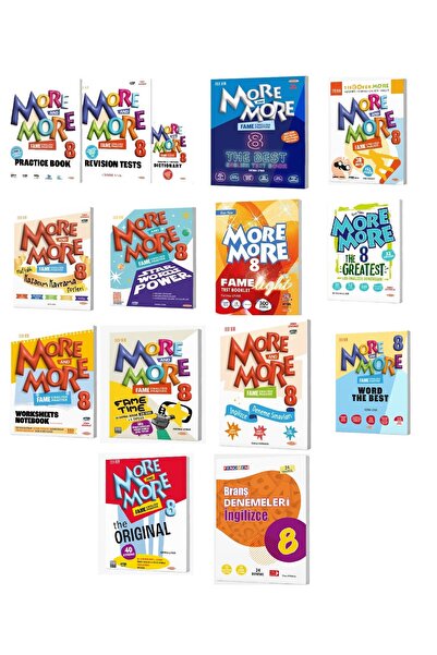 Kurmay Yayınevi MORE & MORE 8. SINIF İNGİLİZCE SET MORE AND MORE PRACTİCE TES...