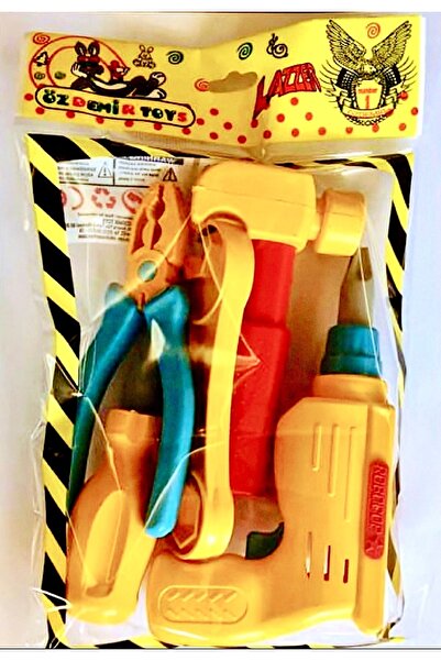 ÖZDEMİR OYUNCAK MİNİK USTALAR İŞ BAŞINDA 5 PARÇADAN OLUŞAN POŞETLİ TAMİR SETİ