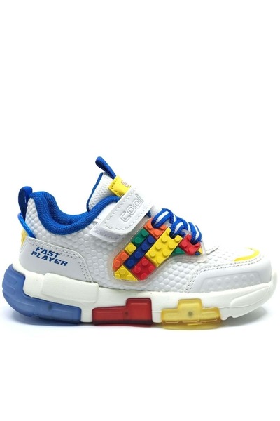 Kocamanlar Ayakkabı Cool Heros Lighted Orthopedic Children's Sports Shoes Blue