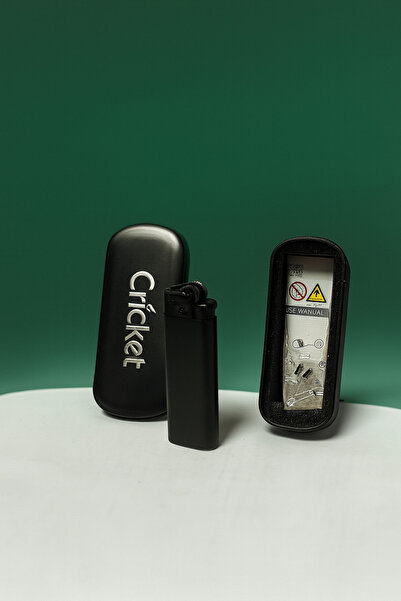 melmus Siyah Metal Çakmak Özel Kutulu Premium Hediye Seçeneği