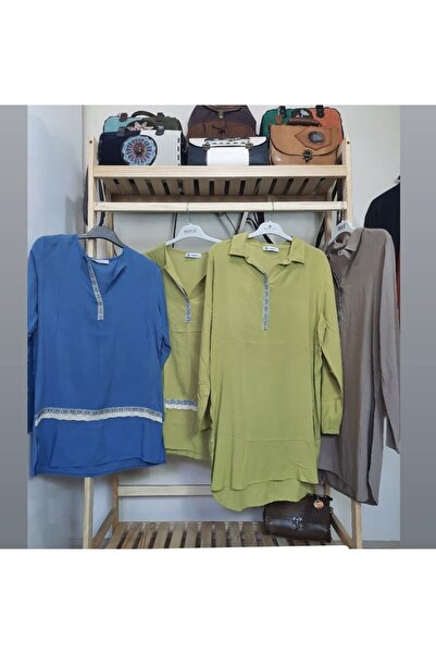 BZ BUTİK Ethnic Cotton Fabric Tunic