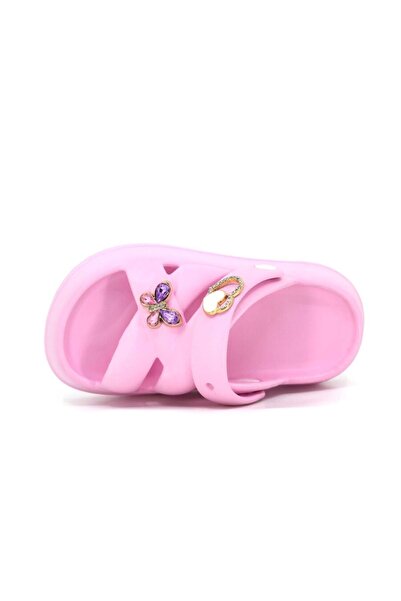 Riva Shoes Girls' Sandals Pool Beach Vacation Casual Summer Comfortable Non-Slip Sole Butterfly Detailed Slippers