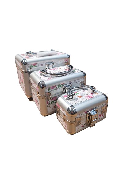 Tozkoparan Hard Case Taşıma Takı Makyaj Çantası