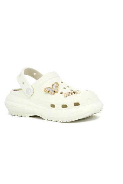 Calx Riva Girl's Slippers - Non-Slip Sole, Soft Flexible and Rhinestoned Daily Design