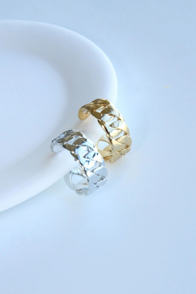 Leo'Stone Gumet Design Women's Compressed Earcuff Cartilage Earrings