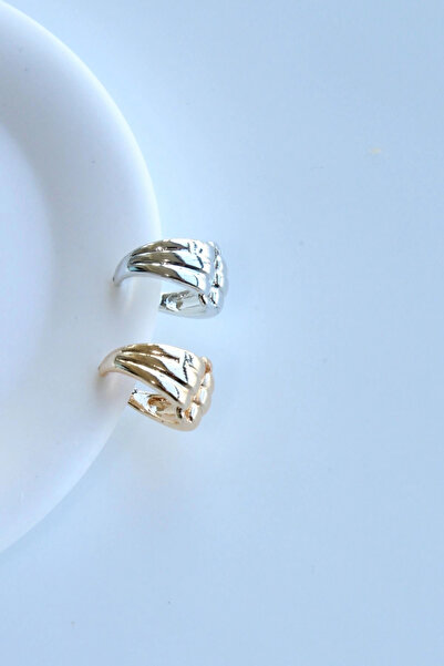 Leo'Stone Çoklu Görünüm Kadın Sıkıştırmalı Earcuff Kıkırdak Küpe