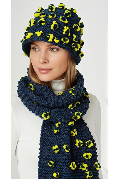 drt tasarım طقم بونبونيلا من سلسلة لوكس من لون أصفر وأزرق داكن