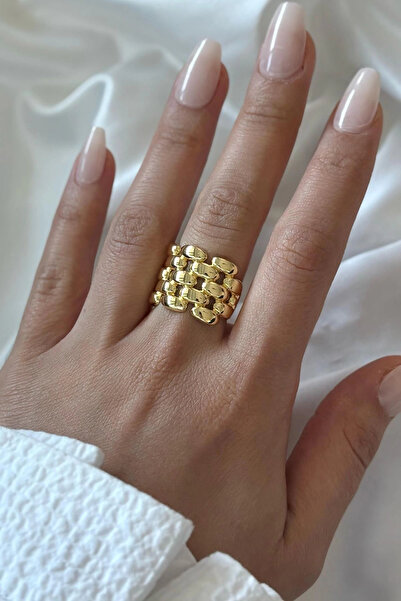 Leo'Stone حلقة فولاذية نسائية مصقولة قابلة للتعديل من سلسلة Premium