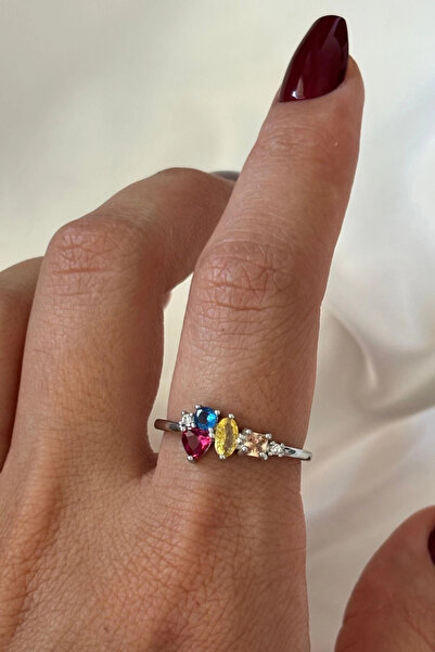 Leo'Stone سلسلة مستوردة من حجر الزركون الملون بتصميم رائع وخاتم فولاذي نسائي ...