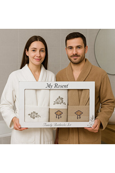 Fiesta Бавовняний вишитий сімейний халат, 100% бавовна