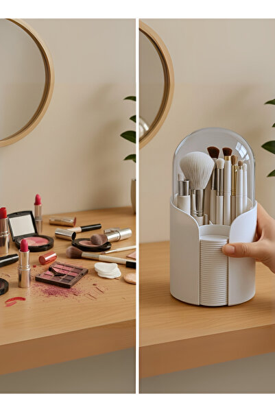 Higienox Olivia Brush Makyaj Fırçası ve Pamuk Düzenleyici Organizer
