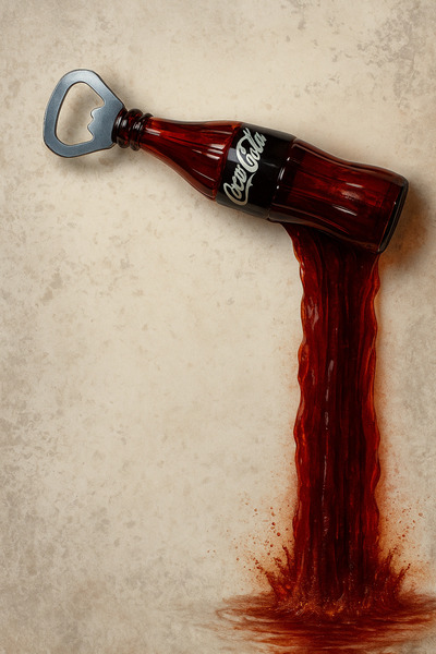 HBM MARKET 37 Kola şişesi temalı magnet açacak 1 adet