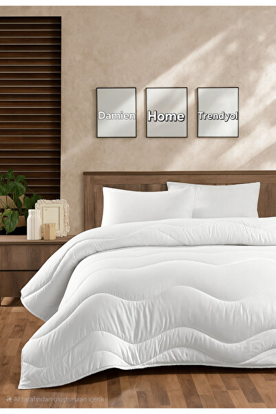 DAMIEN 1'li Soft Yorgan Tek Kişilik Antialerjik %100 Micro Kumaş 4 Mevsim kul...