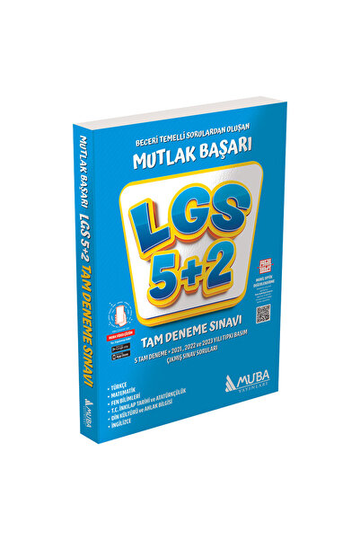Muba Yayınları Muba Mutlak Başarı Lgs 5+2 Tam Deneme Sınavı 2021 2022 Tıpkı B...