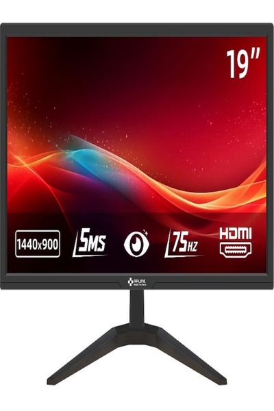 QUANDTECH AP LINE 19inc 1440x900 Full Hd 75Hz. 5ms. Led Monitör (HDMI+VGA)