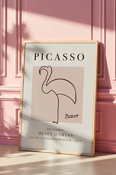 Bugucreative Picasso Çerçevesiz Poster,Sanatsal Poster,Minimalist Poster,Tablo Ölçülerinde Çerçevesiz Poster