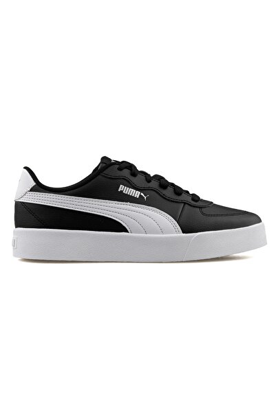 Puma Pantofi sport casual Skye Clean pentru femei, negru, alb