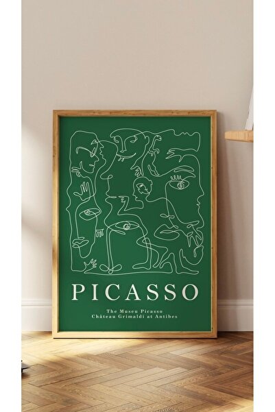 Bugucreative Picasso Çerçevesiz Poster,Minimalist Poster,Sanat Posteri,Tablo Ölçülerinde Çerçevesiz Poster