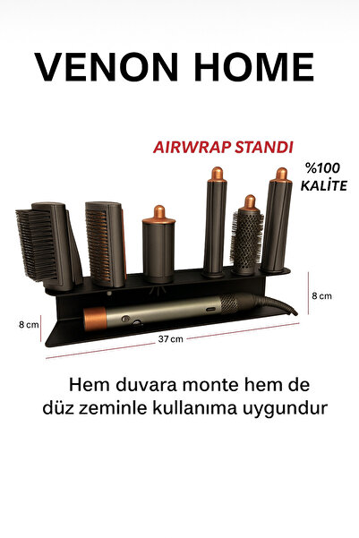 VENON DysonРегулятор Чорний Прилад для волосся Апарат Airwrap Multistyler Прилад для волосся Випрямляч Стенд