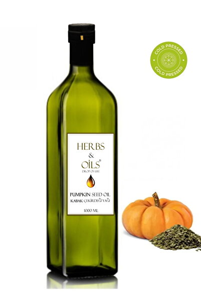 Herbs & Oils Pumpkin Seed Oil Kabak Çekirdeği Yağı 1000 Ml