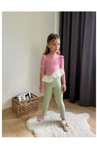 My Kids Wear Set pentru fete cu detaliu cu volane
