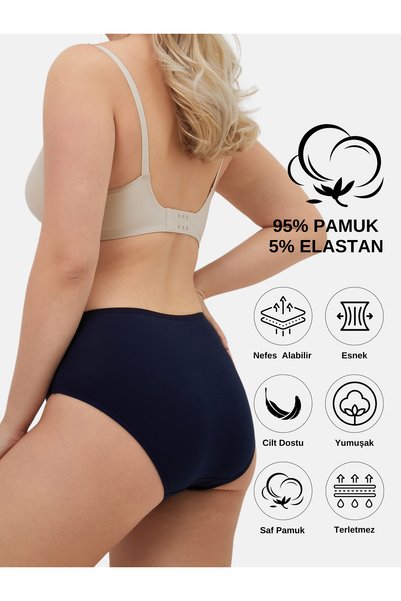 ALYA UNDERWEAR Mother Daughter Matching Cotton Panties - Slip Fit - Dark Colors 5-Piece Pack