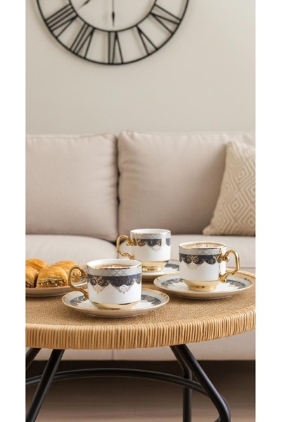 Generic Tea or cappuccino cups and saucers set