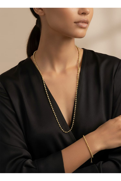 Bijuty Women's Dorika Necklace - Bracelet 2-Piece Jewelry Set - (with Surprise Gift)