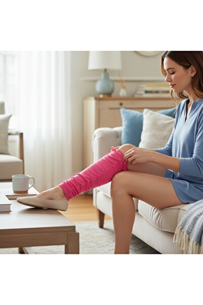 ACSEND Kadın Tozluk Kurdaleli Penye